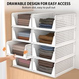 Lot de 4 organisateurs de rangement pour armoire