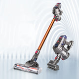 Aspirateur à main puissant sans fil rechargeable utilisé pour nettoyer la voiture, les meubles, les claviers et les petits espaces.