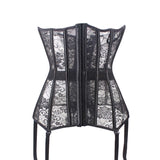 Corset à lacets pour femme au design élégant avec coupe ajustable pour un look raffiné.