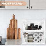 Lot de 4 organisateurs de rangement pour armoire