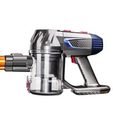 Aspirateur à main puissant sans fil rechargeable utilisé pour nettoyer la voiture, les meubles, les claviers et les petits espaces.
