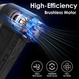Dépoussiéreur électrique à air comprimé rechargeable utilisé pour nettoyer un clavier, un ordinateur portable et d'autres appareils électroniques.