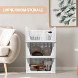 Lot de 4 organisateurs de rangement pour armoire