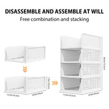 Lot de 4 organisateurs de rangement pour armoire